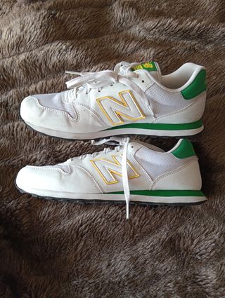Zapatillas New Balance Blancas y Verdes