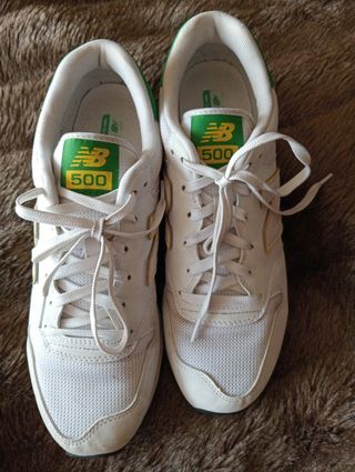 Zapatillas New Balance Blancas y Verdes