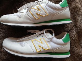 Zapatillas New Balance Blancas y Verdes