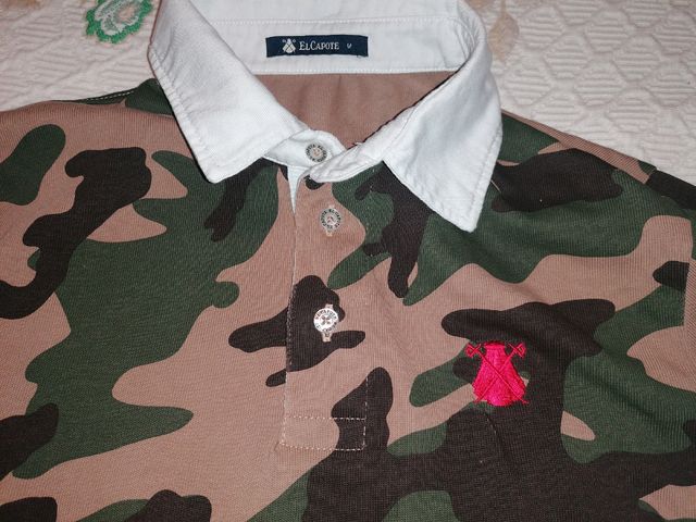 Jersey de "Polos El Capote" Camuflaje Talla M