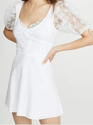 Vestido Love and Lemons blanco