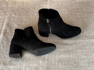 Botines Negros de Ante Talla 40