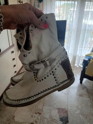 Stivali Hector bianchi taglia 38