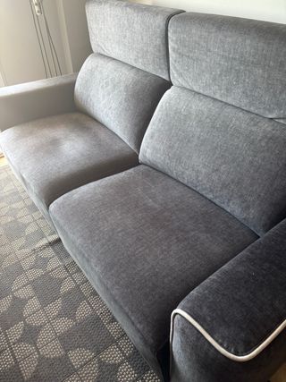 Sofá de 2 plazas gris