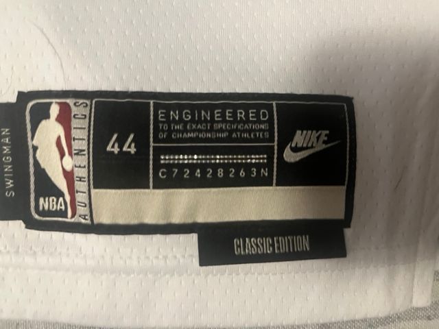 Camiseta NBA Lakers #6 Blanca Talla M