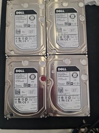 4 x Discos SAS DELL 8 TB