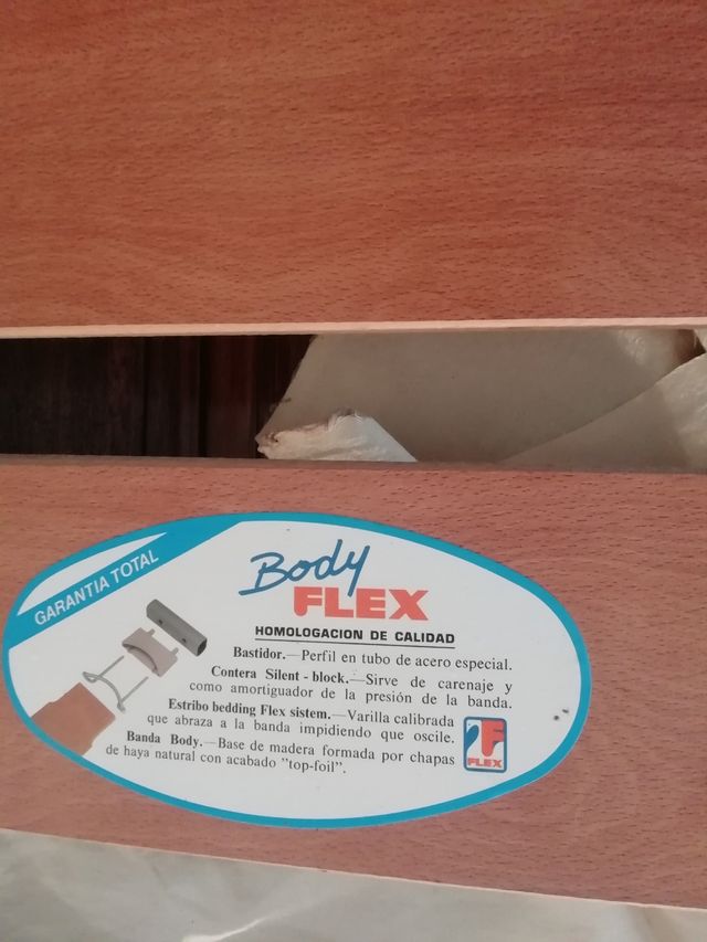 Somier Body Flex 1,82 x 1,05 mt