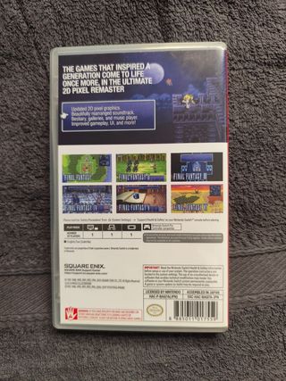 Final Fantasy Pixel Remaster Switch RPG