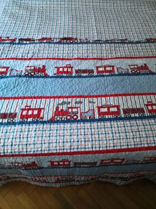 Colcha bouti infantil reversible Cama 90cm