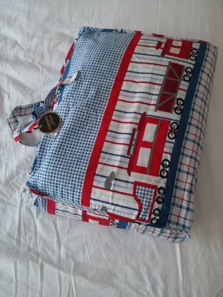 Colcha bouti infantil reversible Cama 90cm