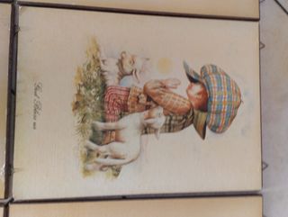 Lotto 6 quadretti vintage anni 50/70