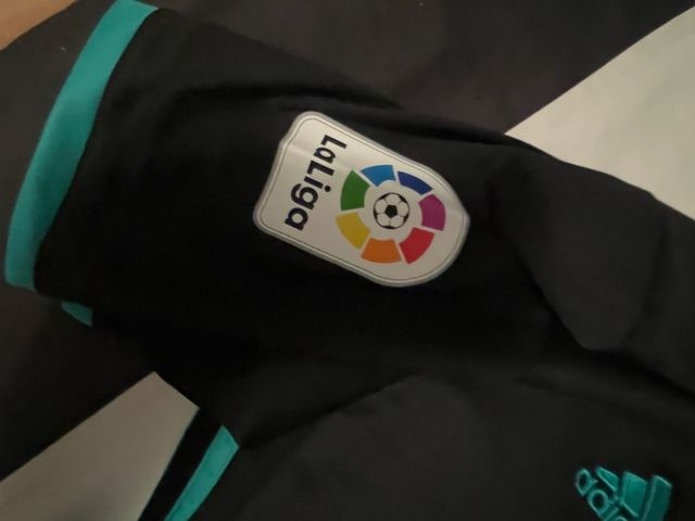 Camiseta Real Madrid Adidas Negra talla M