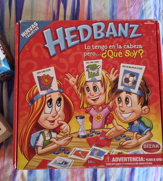 Confezione da 3 giochi da tavolo Party & Co Junior, Hedbanz..