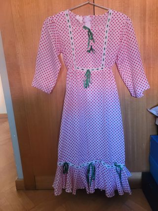 Traje Chulapa lunares rojos 7-10 años