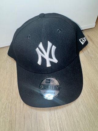 New Era NY Yankees 9FORTY – Gorra Negra Ajustable