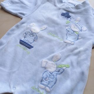 Lotto 3 tutine/pagliaccetti ciniglia bimbo