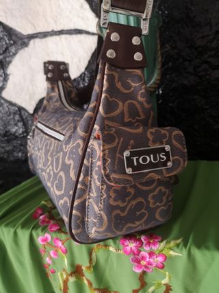 Bolso Tous auténtico Plateado marrón