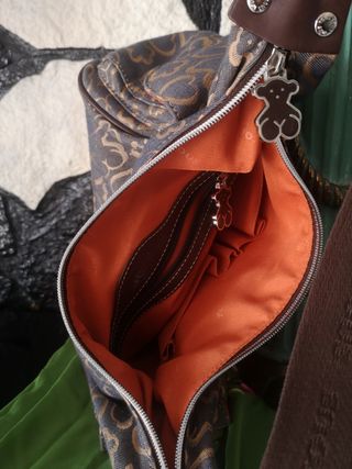 Bolso Tous auténtico Plateado marrón