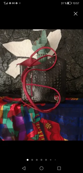 Bolso Tous auténtico Plateado marrón Y MOCHILA