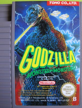 Godzilla: Monster of Monsters NES (PAL España)