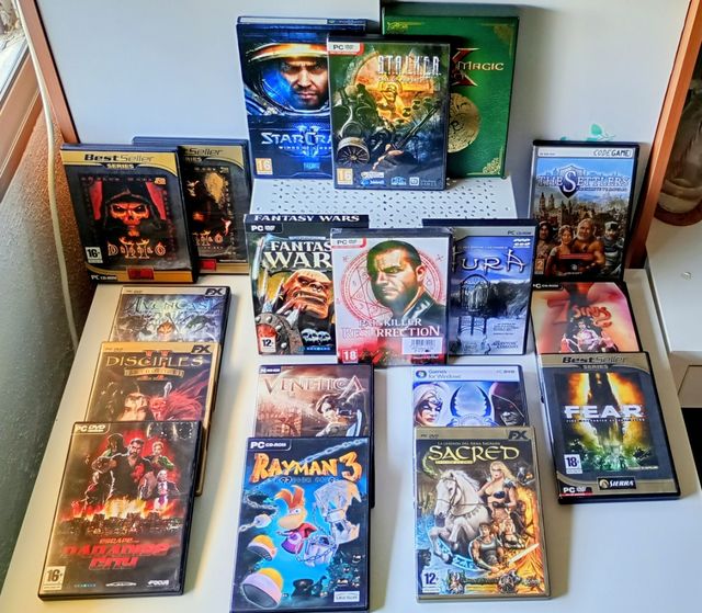 Lote 18 Juegos PC variados y completos