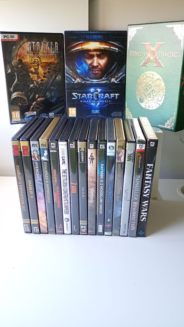 Lote 18 Juegos PC variados y completos