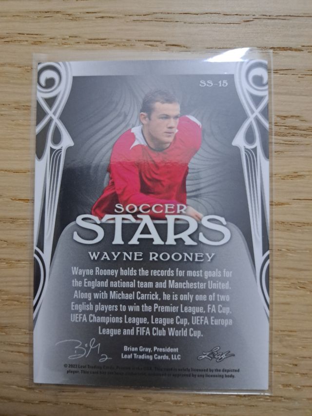 Cromo Leaf Soccer Stars Wayne Rooney 17/30