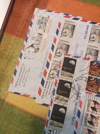 Buste affrancate USA con francobolli