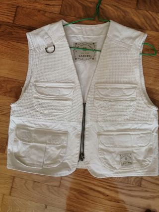 Chaleco Gaucho Blanco