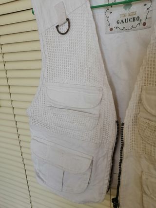 Chaleco Gaucho Blanco