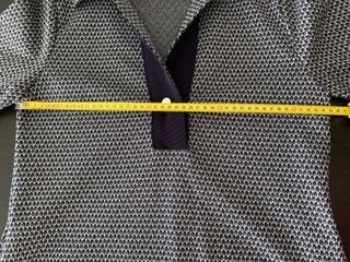 Vestido Carolina Herrera Azul y Blanco