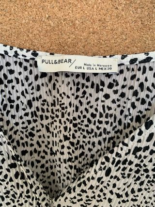 Blusa Pull&Bear Estampada Manga Larga