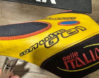 Sillín Selle Italia Trimatic Gel Amarillo