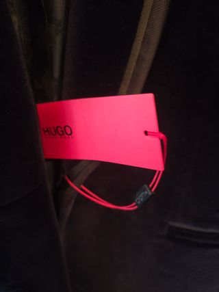 Hugo Terciopelo Azul Chaqueta