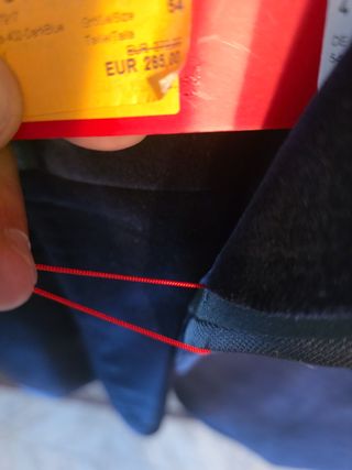 Hugo Terciopelo Azul Chaqueta