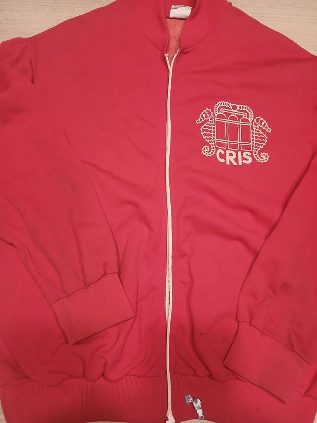 Sudadera vintage CRIS roja