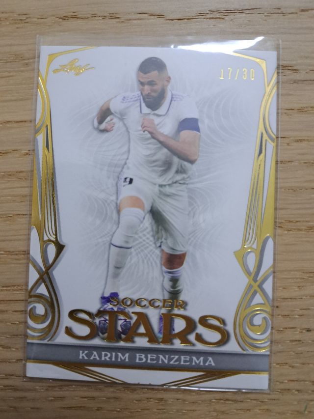 Cromo Leaf Soccer Stars 17/30 Karim Benzema