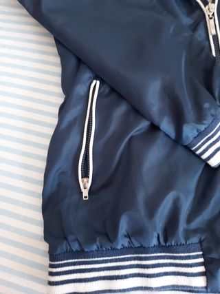 Cazadora bomber niño azul