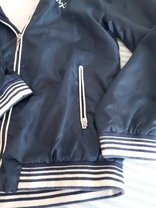 Cazadora bomber niño azul