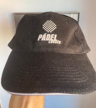 Gorra Padel Vintage Algodon Negra