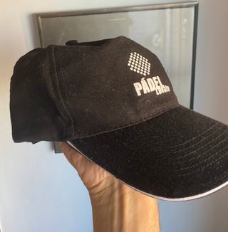 Gorra Padel Vintage Algodon Negra