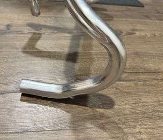 Manillar carretera clásico plateado