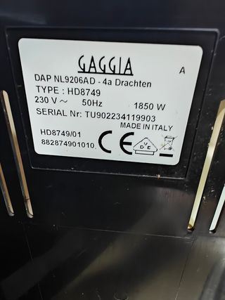 Cafetera Gaggia Naviglio Automática