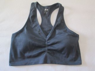 Sujetador deportivo H&M gris