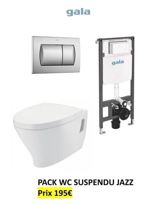 Wc suspendido Gala jazz