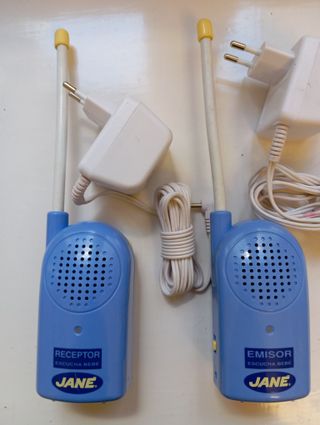 Walkie Talkie Bebé Jane Receptor Emisor Azul