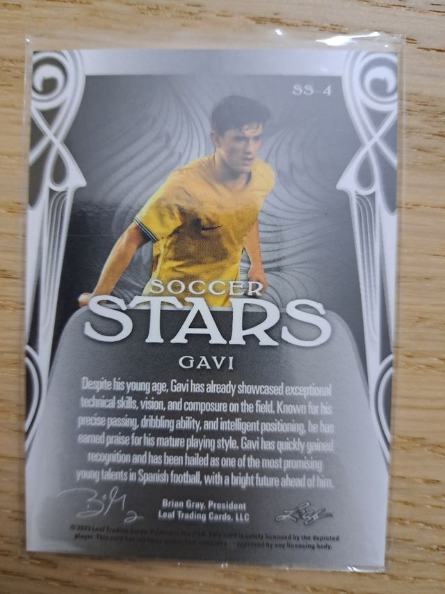 Tarjeta Gavi Soccer Stars Leaf 17/30