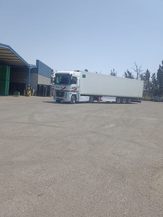 Se vende cabeza tractora y remolque frigorífico 