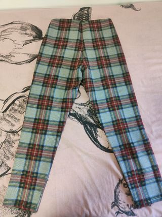 Mallas de cuadros para niña