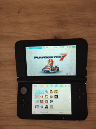Nintendo 3DS XL Gris+ todos los juegos+ cargador